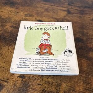 Little Boy Goes to Hell 4x45 RPM Vinyl Set Book Conrad Uno Puddletown 1987